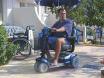 Power scooters available for rent all over Cyprus. - click to enlarge