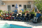 Power wheel chairs available for rent all over Cyprus.- click to enlarge
