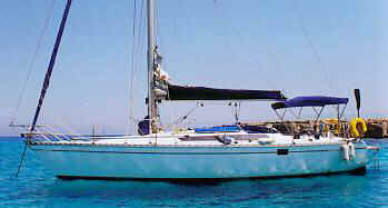 Sunfizz - Sailing, yacht chartering, cruises in Cyprus- the boat in harbour