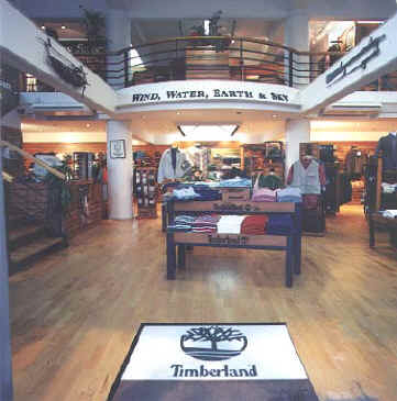 Timberland clothing shop in Cyprus
